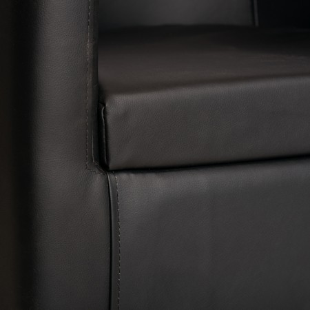Armchair Mars 660x710x650 Black gloss-2