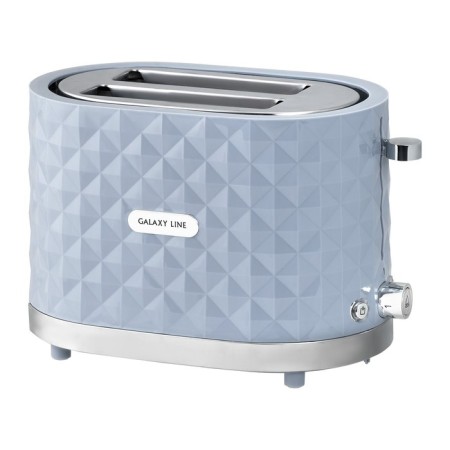 Toster Galaxy Gl 2912, 1200 W, 7 frying modes, 2 toasts, gray-blue