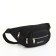 Lightning waist bag, 3 outer pockets, black color