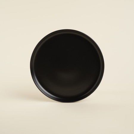 A set of porcelain plates SL Home "Dark", d = 20.3 cm, black color-1