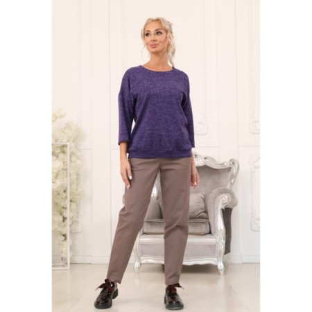 Female jumper, size 46, purple color-7
