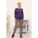 Female jumper, size 46, purple color