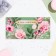 Money envelope "On Birthday!" A butterfly on a rose, 16.5 x 8 cm