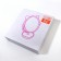 The mirror of the desktop “circle”, D mirror surface 14.5 cm, pink color