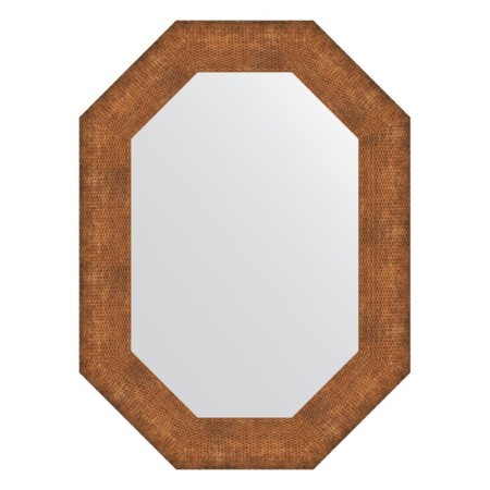 Mirror in the baguette frame, copper chain mail 88 mm, 56x76 cm
