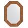 Mirror in the baguette frame, copper chain mail 88 mm, 56x76 cm