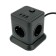Network filter Cablexpert Twr-4-CU2-B-2, 4P, 10A, 1XTYPE-C PD, 20W, 2xUSB, 2M, Ur.