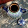 Rishtan ceramics "Patterns", 1000 ml, blue