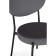 STULL OF A MARAL CARCAS Roys Metal/Velur, Black/Anthracite 45x52x90 cm