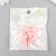 Busina silicone "heart" light pink d = 1.4 cm