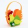 Easter decor basket "Cockerel" 6 × 13 × 20 cm