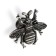 Cappio Pro Pro Pro “Beetle” handle is 59 x 56 mm, the color is old. silver