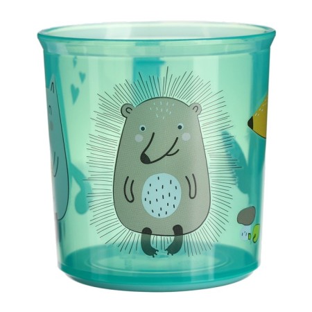 Baby mug with decor and non -slip bottom 200 ml., Mix drawing-6