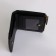 Women's wallet on the button, black color