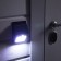 Garden lamp on a sunny battery with a motion sensor, invoice, 9.5 × 13 × 5 cm, Cob Led, glow white