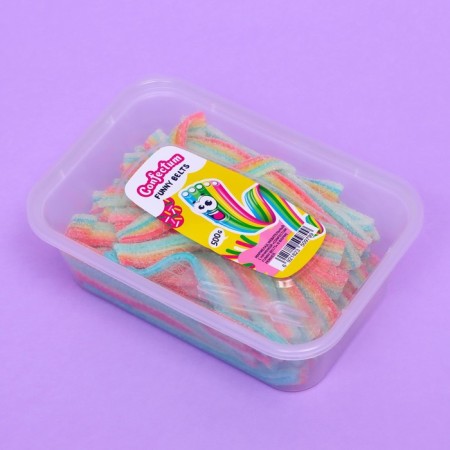 Chewing marmalade with the form "Confectum Funny Belts" multi -colored, 500 g-1