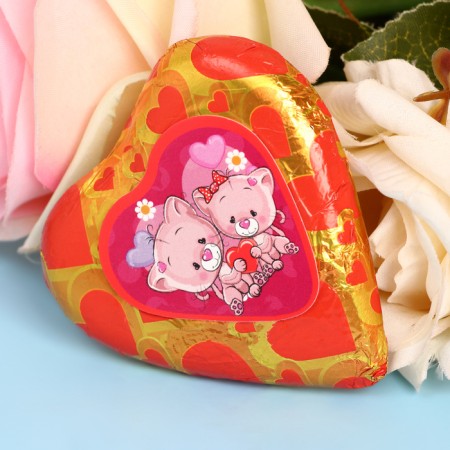 Heart with a postcard, 30 g