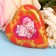 Heart with a postcard, 30 g