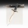 Souvenir sword "Say", a blade with a bend on a scabbard twisted patterns, black/silver, 28cm