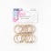 Ring for Baltok D25mm (nab 10 pcs price for nab) flat metal gold au