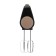 Mixer Centec CT-1123 Beige, manual, 800 watts, 6 speeds, turbo-mode, black-beige