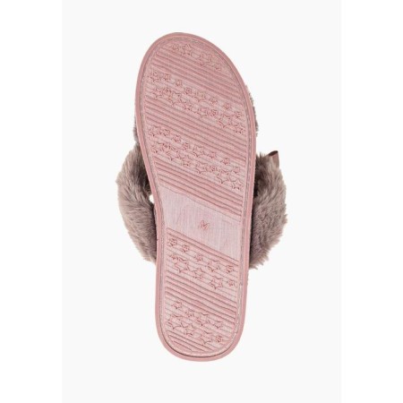 Slippers # 7 women, size 35.5, purple color-4