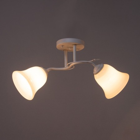 Vendi chandelier 2x40W E27 White 49x22x23cm-2