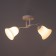 Vendi chandelier 2x40W E27 White 49x22x23cm