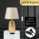 Liber table lamp E14 40W gold 20x20x34 cm