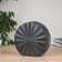 VAZA Ceramics Table "Cayo" Classic, D-8x5cm, 20.5x20.5 cm, black