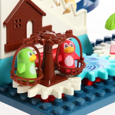 Designer developing with gears "Funny Penguins", 33 details-5