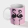 Mug - chameleon ceramic shade “Flamingo”, 350 ml, pink color