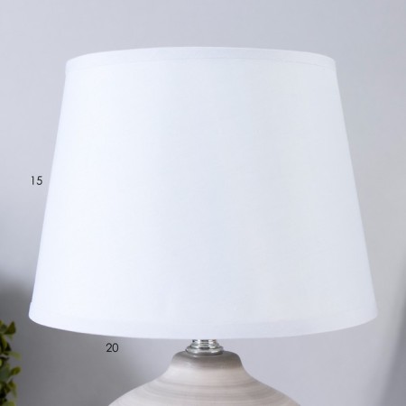 Gloria table lamp E14 40W gray 22.5x22.5x32 cm Risalux-4