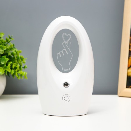 Night with a moisturizer "Lier" LED 7 colors USB white 11x7x18 cm Risalux-8