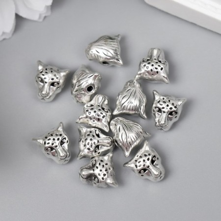Busina for creativity Metal "Jaguar" silver G183B1464 1x0.9 cm-2