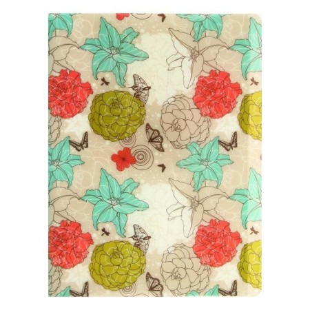 Folder with 30 Calligrata "Flowers" A4, plastic, 400 μm, mix-1