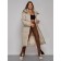 Coat insulated winter female, size 50, beige color