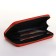 Women's wallet with lightning, red color