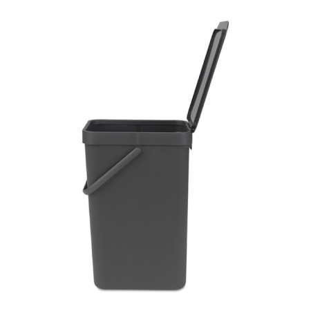 Garbage bucket Brabantia Sort & Go, built -in, gray color, 16 liters-3