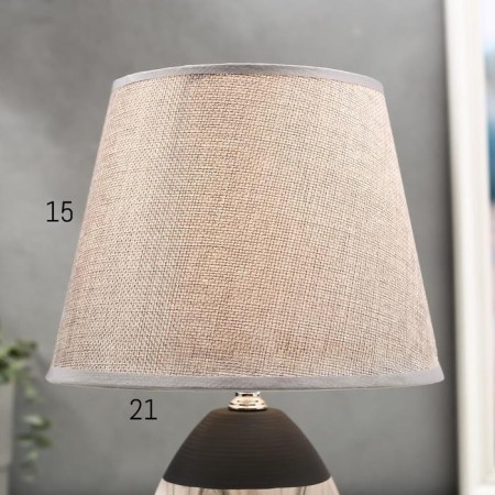 Table lamp 16305/1GR E14 40W gray 20x20x31 cm Risalux-3