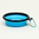 Silicone bowl, folding, 250 ml, 11 cm, blue