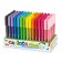 Ballpoint handle "Carioca" "Fiorella", 1.0 mm node, super soft letter, neon case, mix