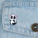 Metal icon "Panda" 1.4 x 1.7 cm