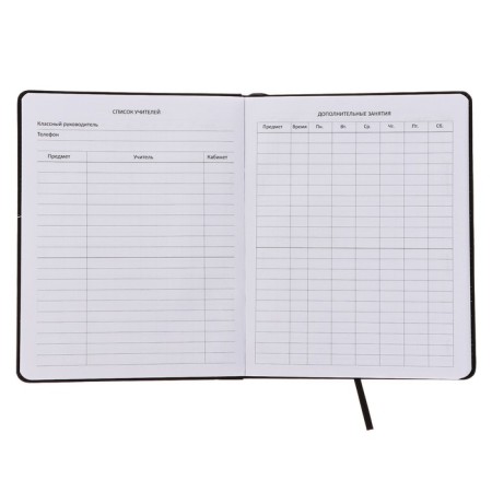 Universal diary for grade 1-11 Game, integral cover, artificial leather, silkography, liesse, 80 g/m2-4