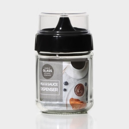 Glass milkman with the Renga dispenser "Lex", 210 ml-8