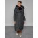 Coat insulated winter female, size 44, dark gray color