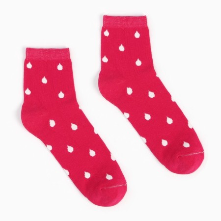 Women's socks, red color, size 36-38-1
