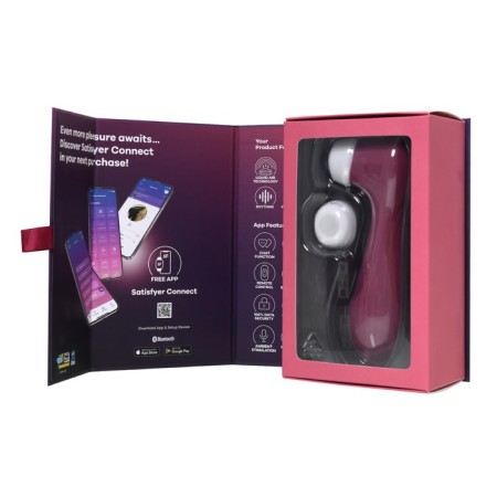 Satiffyer Pro 2 Generation 3 vacuum clitoris stimulator, red color red-6