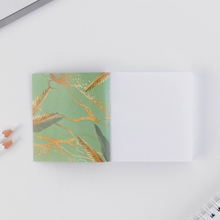 Set "Golden Teacher", notebook 125 sheets and plastic pen, blue paste 0.7 mm-6