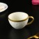Tea steam porcelain Magistro Poursephona, 2 objects: a cup 240 ml, a saucer d = 16 cm, beige color